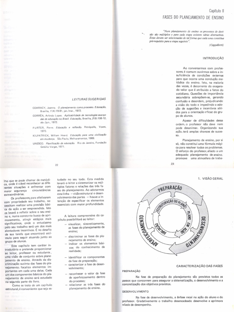 TURRA - Fases Do Planejamento de Ensino | PDF