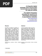 A infografia digital animada como recurso para a transmissão da informação