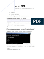 Comodines en CMD