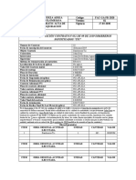 Acta liquidación contrato sombreros FAC