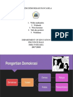 Sistem Demokrasi Pancasila