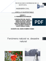 5.1 Fenomenos Naturales