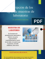 Descripción de Los Tipos de Muestras de Laboratorio