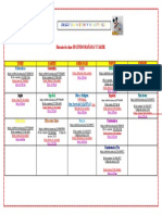 HORARIO DE CLASES ZOOM SEGUNDO MAÑANA y TARDE IV Periodo 2020-Semana Del 26 Al 30 de Octubre