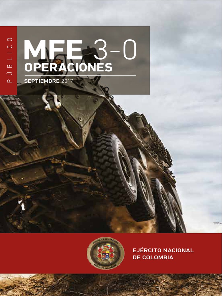 Mfe 3-0 Operaciones PDF | PDF | Militar | Brazos combinados