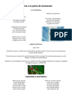 Mi Guatemala: poemas y canciones patrióticas