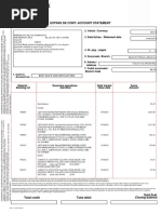 Extras de Cont / Account Statement