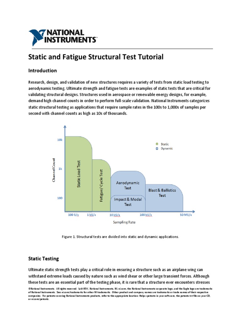 Tut - 12648 - Static and Fatigue Structural Test Tutorial | PDF