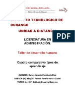 Instituto Tecnologico de Durango Unidad A Distancia: Licenciatura en Administración