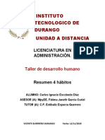 Instituto Tecnologico de Durango Unidad A Distancia: Licenciatura en Administración