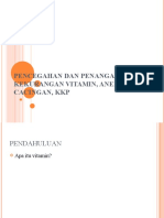 Pencegahan dan Penanganan kekurangan vitamin, anemia,.ppt