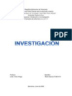 Introducción A La Investigación PRIMER TRABAJO