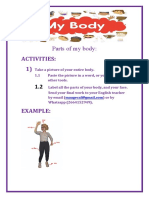 Parts of My Body Infographic