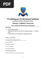 ICPIBA 1132 Human Resource ManagementCombined Coursework