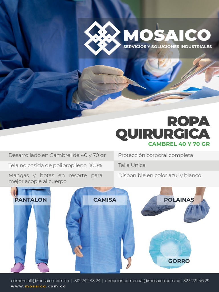 Ficha Tecnica Ropa Quirurgica PDF