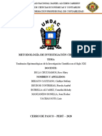 Tendencias Epistemológicas de La Investigación Científica en El Siglo XXI