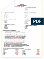 Activity 8 Gerunds and Infinitives Daniel