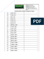 Multiplicar 10 100 1000 Com Virgulas