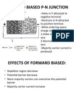 Forward Biased P-N Junction: Space-Charge Region