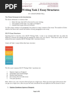 IELTS Writing Task 2 Essay Structures