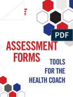 Assessment Forms: Tools For The Health Coach