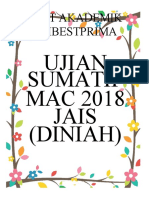 Unit Akademik Sribestprima: Ujian Sumatif MAC 2018 Jais (Diniah)