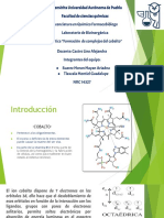 Practica Bioinorganica. Suarez M., Tlaxcala, G.