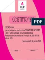 Certifica Do 11