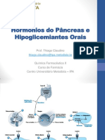 01 - Hormônios Do Pâncreas e Hipoglicemiantes Orais