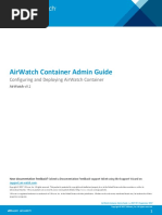 AirWatch Container Admin Guide v9 - 2