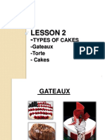 LESSON 2 (Types of Cakes) PDF