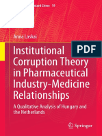 Institutional Corruption Theory in Pharmaceutical Industry-Medicine Relationships