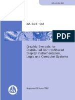ANSI - ISA - 5.3 - Graphic Symbols For Distributed Control - Shared Display Instrumentation, Logic and Computer Systems PDF