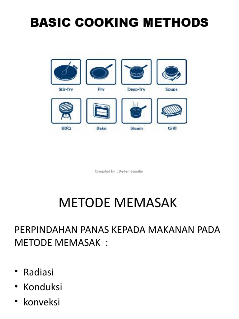 Metode Memasak: Teknik Grilling dan Lainnya | PDF | Memasak, Makanan ...