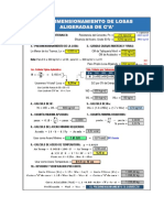 Predimensionamiento Losas Aligeradas