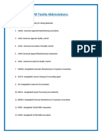 All Textile Abbreviations PDF