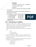 General Instruction: Auditing, Part II: Instruction To Fund Accounting
