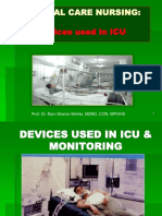 Devices Used in ICU: Critical Care Nursing