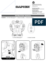 Instruction Manual: Contents: 1 X RC Mini Robosapien™ 1 X Remote Controller 1 X Instruction Manual