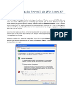 atelier  Configuration du firewall de Windows XP