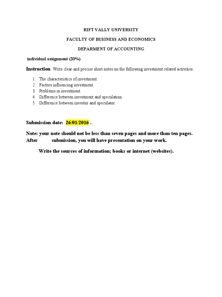 Individual Assignment-Invt MGT | PDF