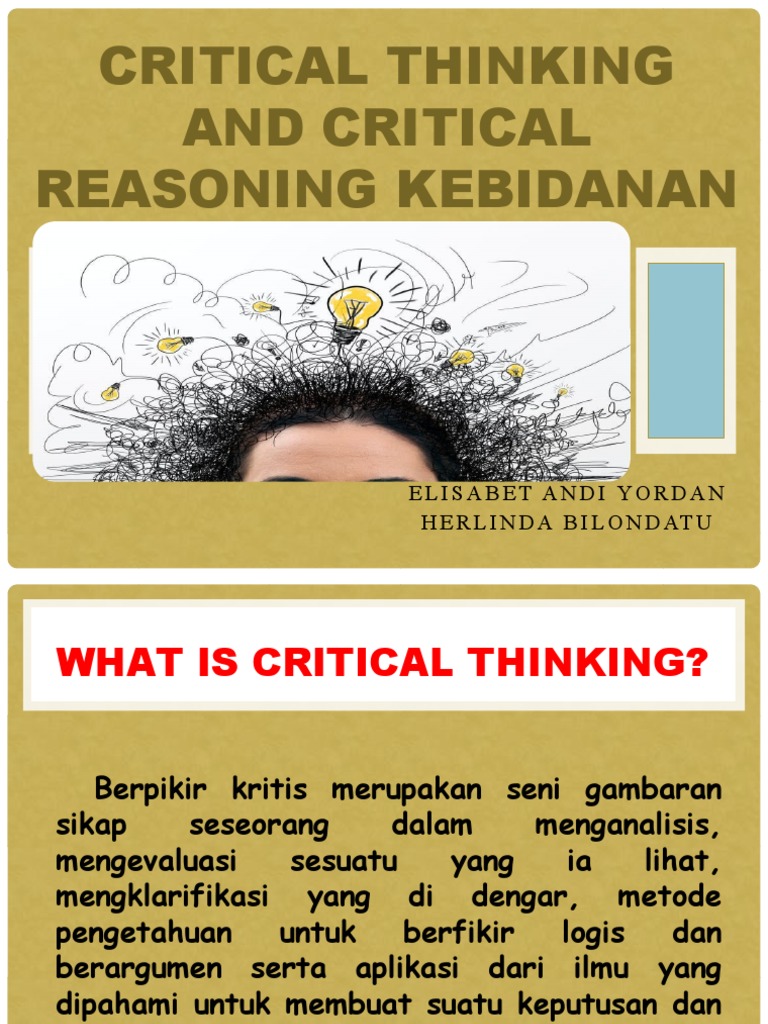 critical thinking kebidanan