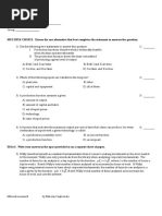 MULTIPLE CHOICE. Choose The One Alternative That Best Completes The Statement or Answers The Question