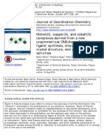 Journal of Coordination Chemistry: Click For Updates