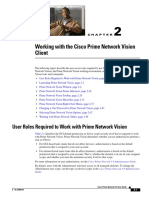 Working With The Cisco Prime Network Vision Client