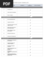 Iso 27001 Controls Checklist Template: 5. Information Security Policies