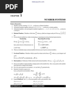 Mathematics-Ix Number Systems 1