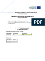 Candidates Selected For An Erasmus Mundus Scholarship and Reserve Lists Planthealth Erasmus Mundus Joint Master Degree 5 Intake (2020 2022)