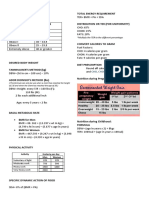 Calculate BMI, BMR, TER and ideal weight