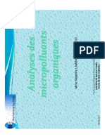 12 DR LAMBARKI Analyse Des Micropolluants Organiques ONEP PDF